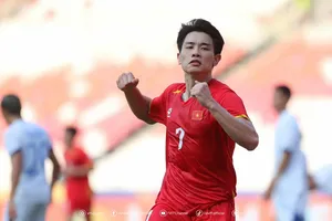 Đình Bắc "nổ súng" ở bàn gỡ hòa 1-1 cho U23 Việt Nam