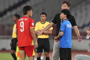 Quốc Việt để ngỏ khả năng ra sân ở trận chung kết. Ảnh: ANH KHOA