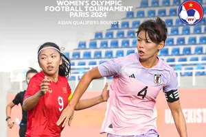 Cuộc so tài gần đây giữa đội tuyển nữ Việt Nam và Nhật Bản tại vòng loại Olympic 2024.
