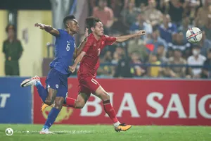 U22 Singapore (áo xanh) không đạt thành tích tốt trong thời gian qua