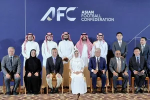 Các thành viên AFC tham dự cuộc họp chụp hình lưu niệm.