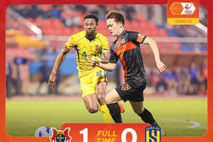 Chiến thắng chật vật của Ninh Bình trước SLNA.