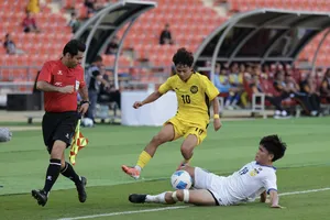 U22 Lào bị loại khi thua cả 2 trận trước U22 Việt Nam và U22 Malaysia. Ảnh: DŨNG PHƯƠNG