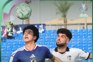 U23 Nhật Bản quá mạnh so với U23 Syria. Ảnh: AFC