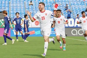 Jordan bất ngờ với bàn thắng dẫn trước. Ảnh:AFC