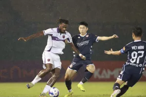 Becamex TPHCM đang có phong độ tốt trên sân khách nên có thể tạo bất ngờ ở vòng 11. Ảnh: VPF