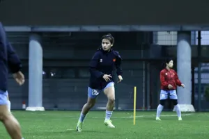 Nhiều cầu thủ trẻ tiếp tục được HLV Mai Đức Chung tạo cơ hội ở đợt tập trung lần này. 