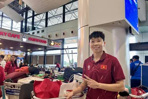 Thủ môn Kim Thanh, một trong những gương mặt kỳ cựu của đội tuyển nữ Việt Nam.