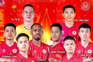 Các thành viên của CLB Hà Nội được gọi tập trung đợt này. Ảnh: CAHNFC