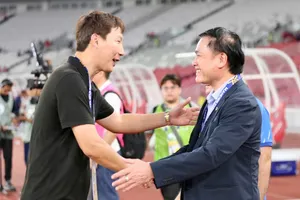 Phó chủ tịch VFF Trần Anh Tú khẳng định VFF đặt mục tiêu cho đội tuyển Việt Nam là thắng Malaysia vào ngày 31-3 tới đây. Ảnh: VFF