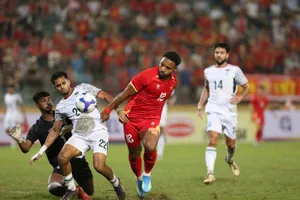 Xuân Son quyết tâm ghi bàn vào lưới Malaysia để mừng ngày sinh nhật. Ảnh: VFF