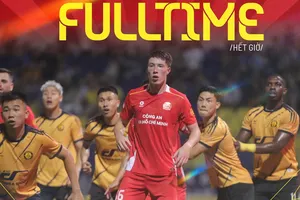 Công an TPHCM có trận thua cách biệt nhất từ đầu giải. Ảnh: CAHCM FC