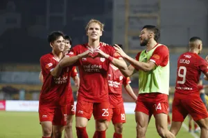 Nata (25), tác giả bàn thắng duy nhất đem 3 điểm quý giá về cho Viettel FC. Ảnh: MINH HOÀNG