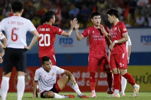 CLB Công an TPHCM tiếp tục sa sút qua trận thua thứ ba liên tiếp. Ảnh: DŨNG PHƯƠNG