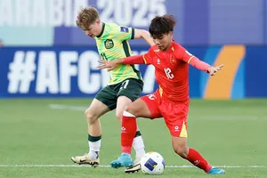 Vượt qua U17 Australia ở trận bán kết, các cầu thủ trẻ Việt Nam đến gần với danh hiệu vô địch U17 Đông Nam Á 2026. Ảnh: VFF