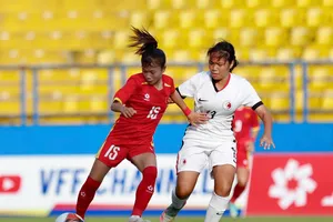 U17 nữ Việt Nam sẵn sàng cho trận ra quân gặp U17 nữ Thái Lan. Ảnh: ĐOÀN NHẬT