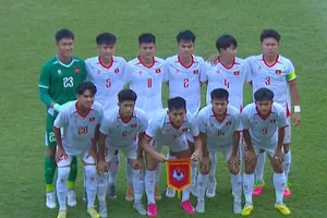 U19 Việt Nam tiếp tục thể hiện sức mạnh qua chiến thắng áp đảo trước U19 Myanmar. Ảnh: VFF