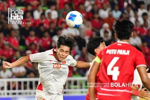 Trận thua đáng tiếc của U19 Việt Nam trước U19 Indonesia. Ảnh: BOLA