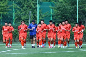 Điều kiện thời tiết tại Incheon khá thuận lợi với nền nhiệt dao động từ 21 đến 29 độ C, không khí mát mẻ, tạo điều kiện lý tưởng cho các hoạt động tập luyện ngoài trời.