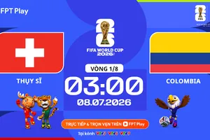 Lịch thi đấu vòng 1/8 World Cup 2026, ngày 8-7