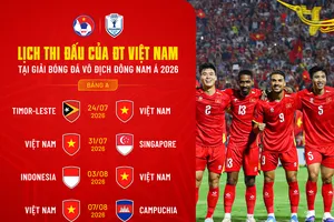 Lịch thi đấu ASEAN Cup 2026 của đội tuyển Việt Nam