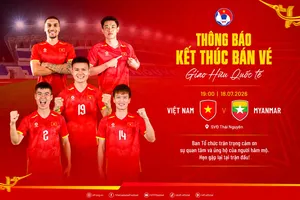 “Cháy” vé trận giao hữu Việt Nam - Myanmar