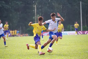 Các cầu thủ trẻ Hà Nội thể hiện sức mạnh sau 2 trận toàn thắng với tỷ số cách biệt ở bảng C.