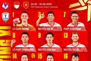 Xuân Son và Hoàng Hên cùng dự bị ở trận Indonesia - Việt Nam