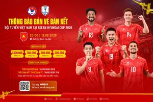 1 triệu đồng cho vé xem đội tuyển Việt Nam đá bán kết