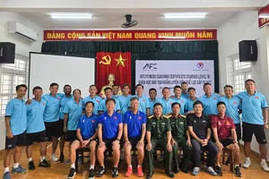 Khóa học có sự tham dự của 18 học viên đang công tác tại các CLB, trung tâm bóng đá.