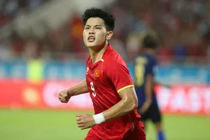 Đình Bắc đang trên đường trở thành tay săn bàn số 1 tại ASEAN Cup 2026. Ảnh: ANH KHOA