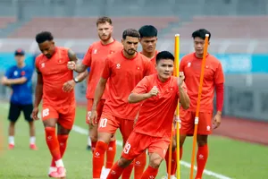 HLV Kim Sang-sik sẽ có những tính toán đội hình nhằm giành lợi thế sau trận lượt đi tại Malaysia.