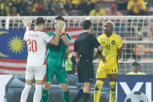 Hàng phòng ngự đội tuyển Việt Nam thi đấu an toàn từ đầu giải. Ảnh: ANH KHOA