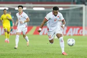 "Máy khoan" Xuân Son tiếp tục là tay săn bàn chủ lực của HLV Kim Sang-sik. Ảnh: ANH KHOA