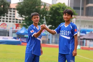 Hai tài năng trẻ Trần An Thịnh và Đinh Tuấn Vũ giành chiến thắng ở đợt tuyển chọn mùa này của Pocari Sweat - Dream Project