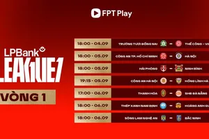 Lịch thi đấu LPBank V-League 2026-2027 (vòng 1)