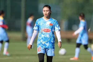 Tiền đạo kỳ cựu Hải Yến (Ảnh: ĐÔNG HUYỀN)