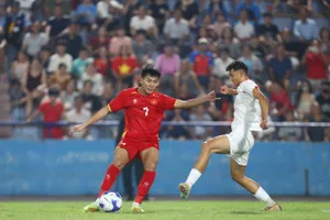 U20 Việt Nam để thua đáng tiếc trước U20 Palestine (Ảnh: MINH HOÀNG)