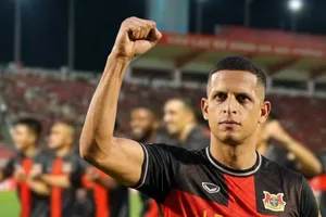 Vinicius (Ninh Bình), cầu thủ đầu tiên lập hat-trick ở mùa bóng mới V-League 2026-2027 (Ảnh: NBFC)