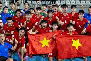 U17 Việt Nam xuất sắc giành quyền tham dự VCK FIFA U17 World Cup 2027. Ảnh: VFF