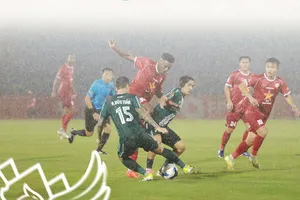Hà Tĩnh giành trọn 3 điểm trong cuộc tiếp đón Đồng Nai ở vòng 2 V-League 2026-2027. Ảnh: HTFC