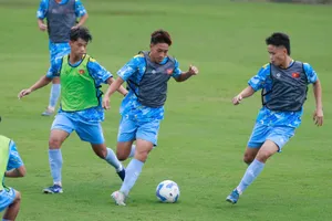 U16 Việt Nam bắt đầu rèn luyện chuẩn bị cho giải giao hữu quốc tế tại Trung Quốc sắp đến. Ảnh: VFF