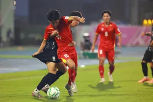 U23 Việt Nam trong trận thắng U23 Hàn Quốc tại VCK U23 châu Á 2026. Ảnh: TED TRẦN