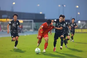 U23 Việt Nam trong trận thắng U23 Hàn Quốc ở VCK U23 châu Á 2026. Ảnh: TED TRẦN