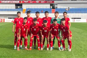 U16 Việt Nam thua trận đầu tiên tại giải U16 CFA Team China 2026. Ảnh: VFF