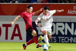 U23 Việt Nam đã không thể tạo "địa chấn" trước đối thủ mạnh vượt trội với trận thua 0-4. Ảnh: Vietcontent