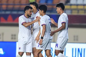 Thái Lan khởi đầu FIFA ASEAN Cup 2026 bằng chiến thắng 4-0 trước Pakistan. Ảnh: ĐỨC CƯỜNG