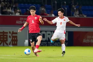 U23 Hàn Quốc thể hiện sức mạnh từ đầu giải, trong đó có trận thắng cách biệt 4-0 trước đội U23 Việt Nam. Ảnh: VFF