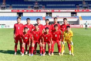 Đội U16 Việt Nam khép lại giải giao hữu quốc tế tại Trung Quốc. Ảnh: VFF
