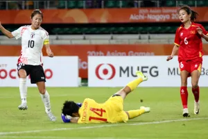 Nhật Bản trong trận thắng Việt Nam 8-0 ở vòng bảng. Ảnh: VFF